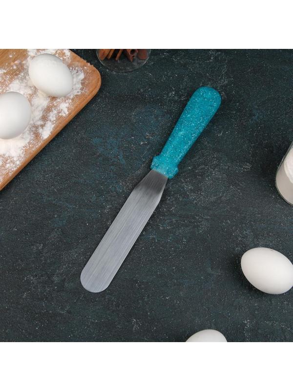 Лопатка-палетка прямая «Космос», 27 см, рабочая часть 15 см, с пластиковой ручкой