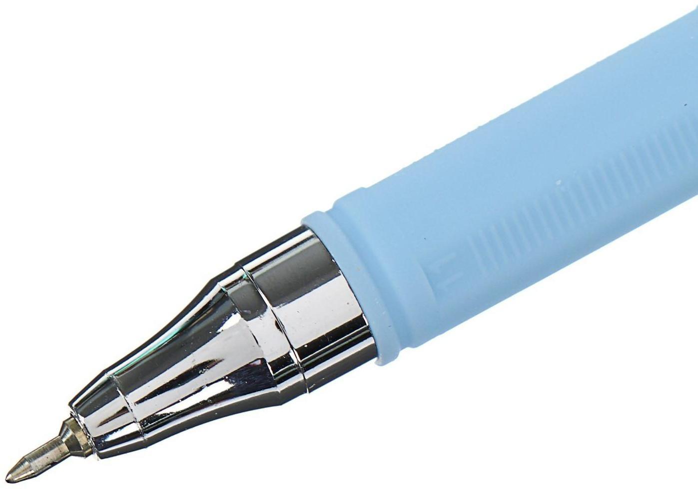 Ручка шариковая PointWrite Zefir, узел 0.38 мм, синие чернила, матовый корпус Silk Touch, МИКС