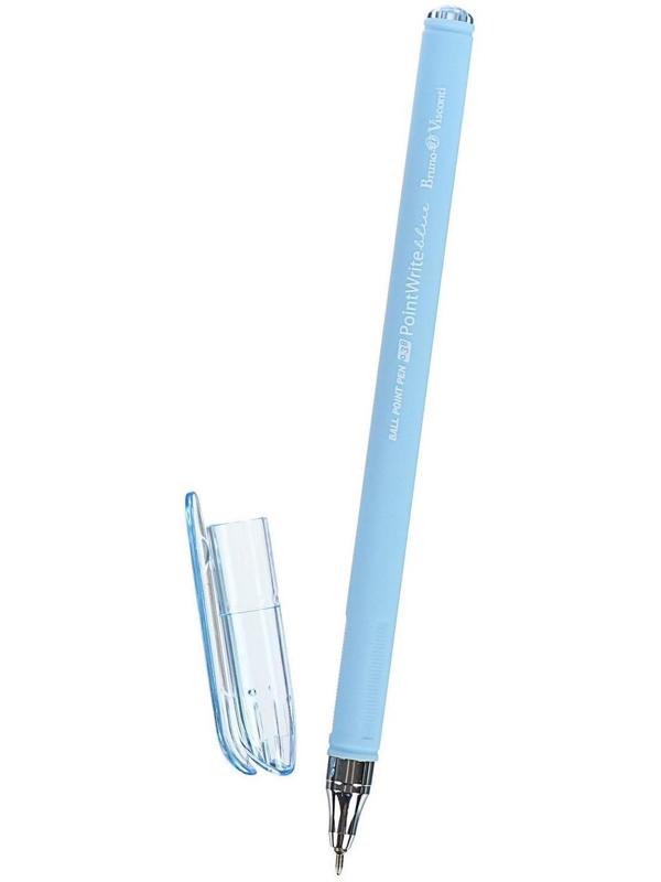Ручка шариковая PointWrite Zefir, узел 0.38 мм, синие чернила, матовый корпус Silk Touch, МИКС