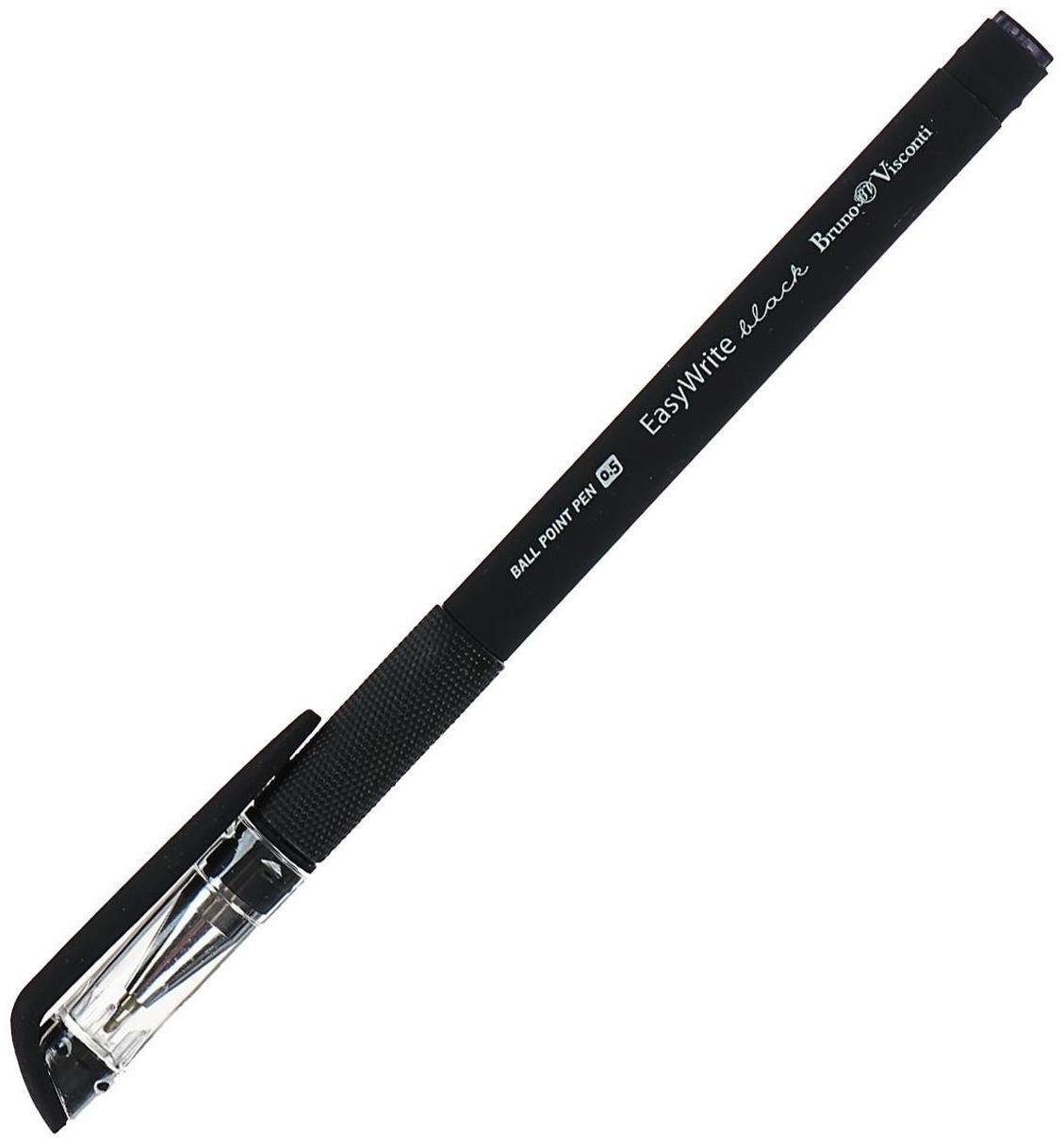 Ручка шариковая EasyWrite Black, 0.5 мм, чёрные чернила, матовый корпус Silk Touch
