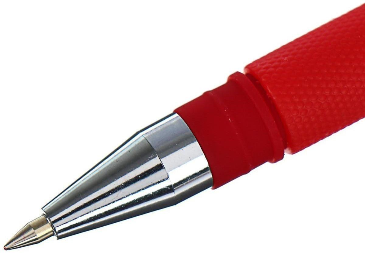 Ручка шариковая EasyWrite Red, узел 0.5 мм, красные чернила, матовый корпус Silk Touch