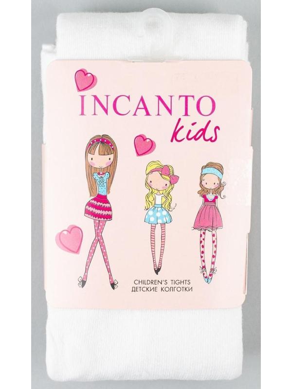Колготки детские, цвет белый (bianco), рост 116-122 см