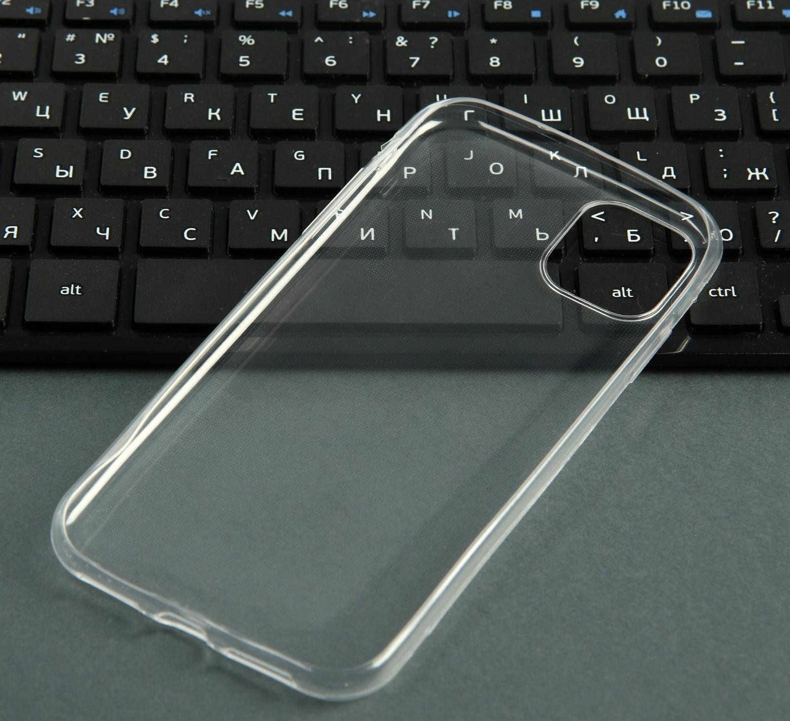 Чехол LuazON на iPhone 11, силиконовый, тонкий, прозрачный