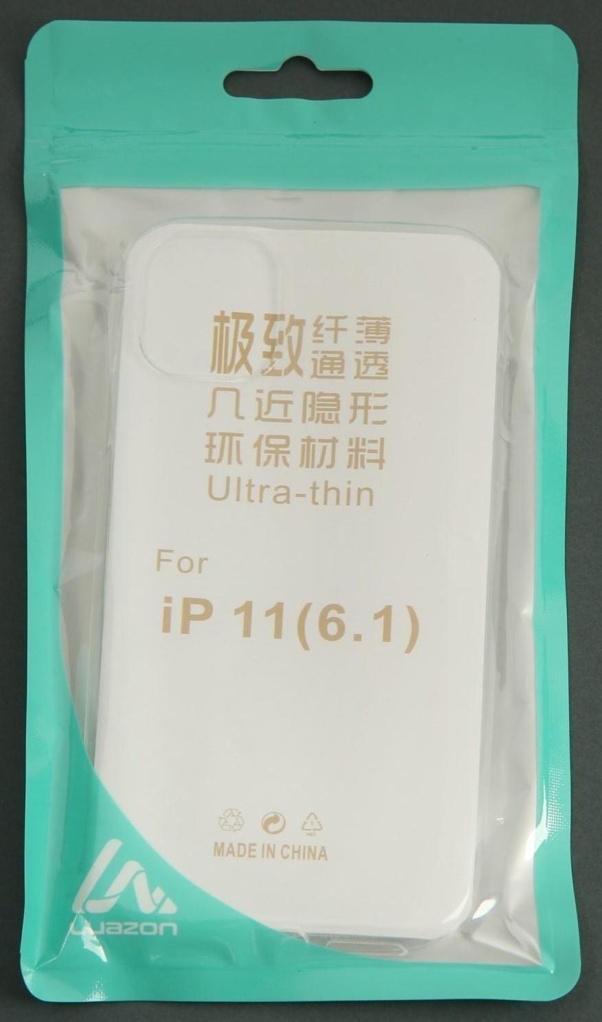 Чехол LuazON на iPhone 11, силиконовый, тонкий, прозрачный