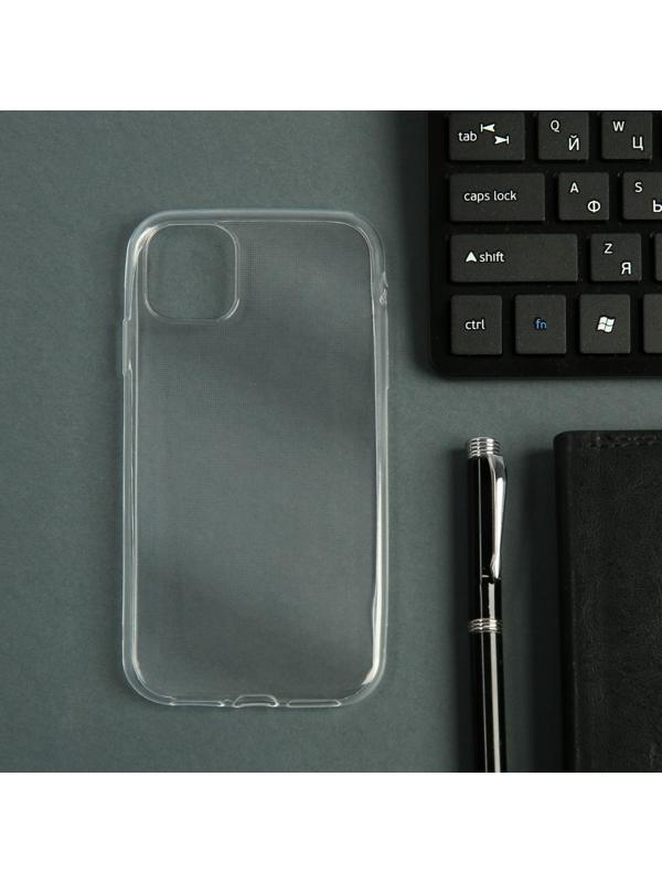 Чехол LuazON на iPhone 11, силиконовый, тонкий, прозрачный