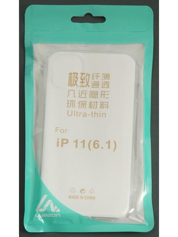 Чехол LuazON на iPhone 11, силиконовый, тонкий, прозрачный