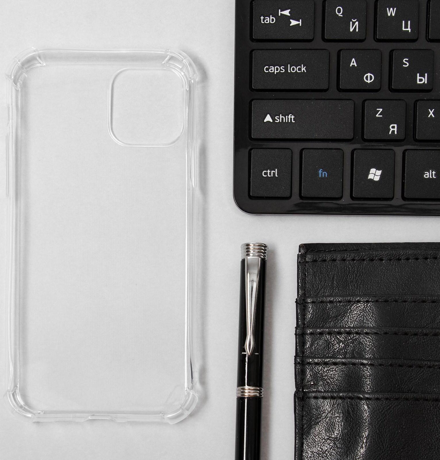 Чехол LuazON для iPhone 11 Pro, силиконовый, противоударный, прозрачный