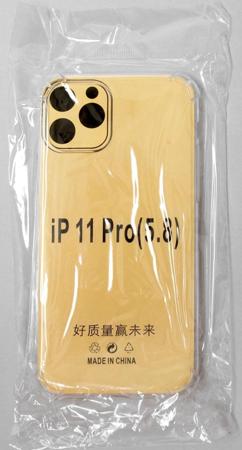 Чехол LuazON для iPhone 11 Pro, силиконовый, противоударный, прозрачный