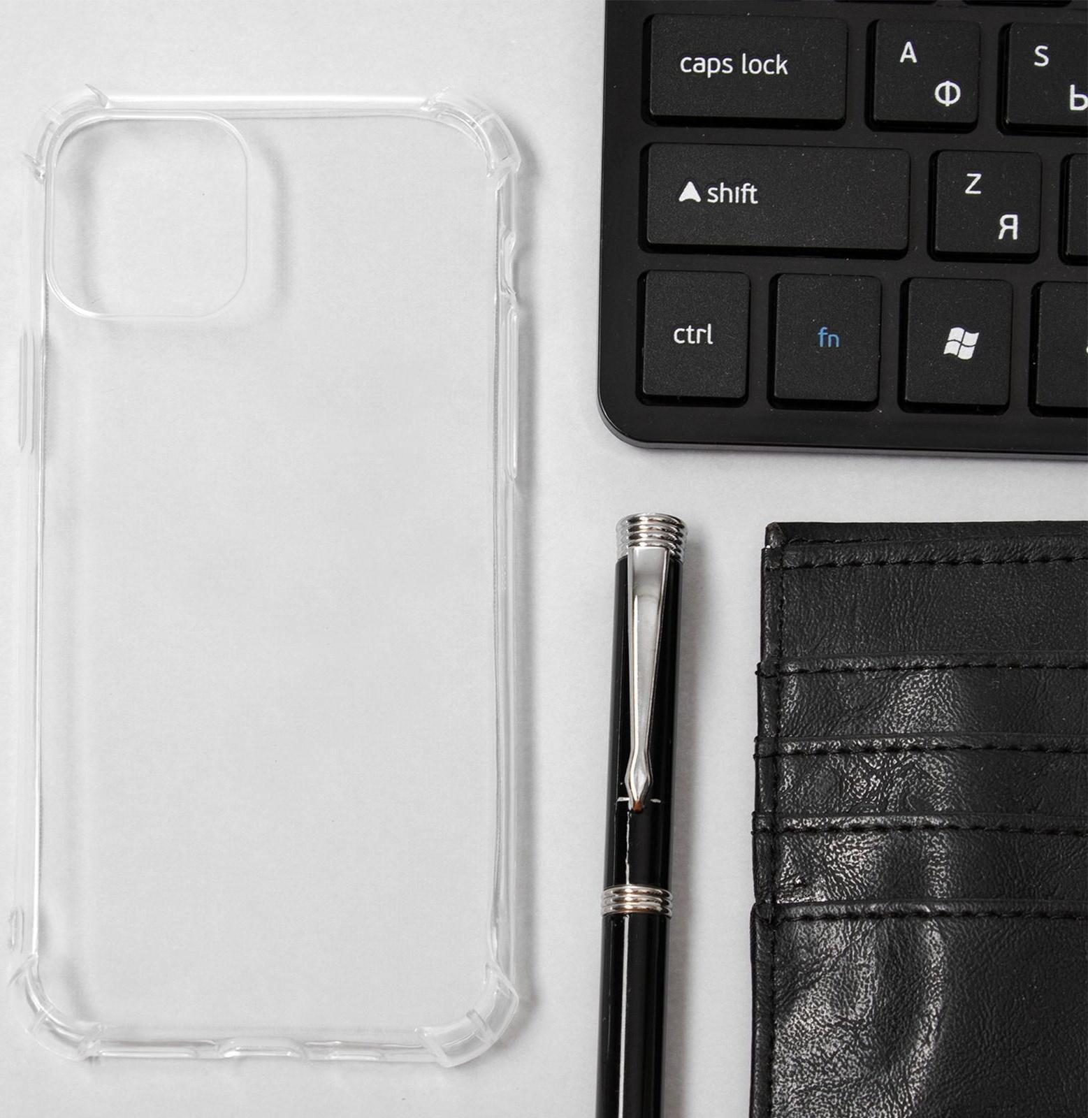 Чехол LuazON для iPhone 11 Pro, силиконовый, противоударный, прозрачный