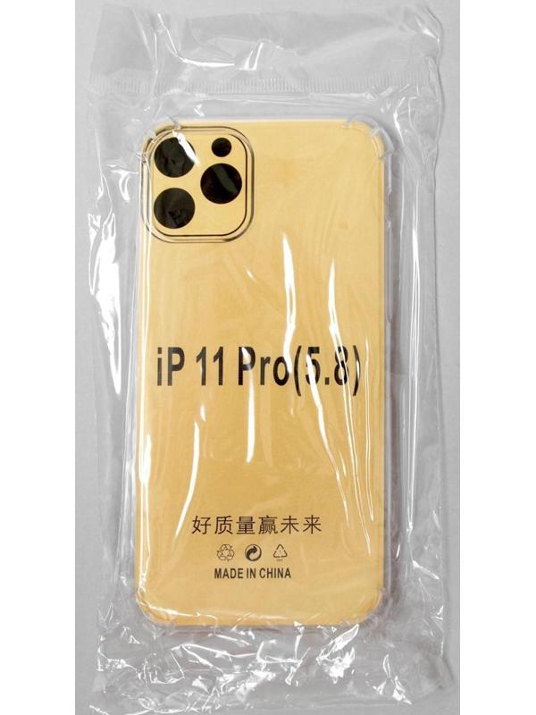 Чехол LuazON для iPhone 11 Pro, силиконовый, противоударный, прозрачный
