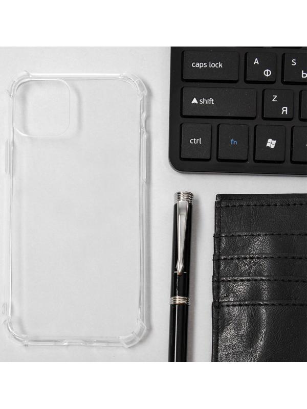 Чехол LuazON для iPhone 11 Pro, силиконовый, противоударный, прозрачный