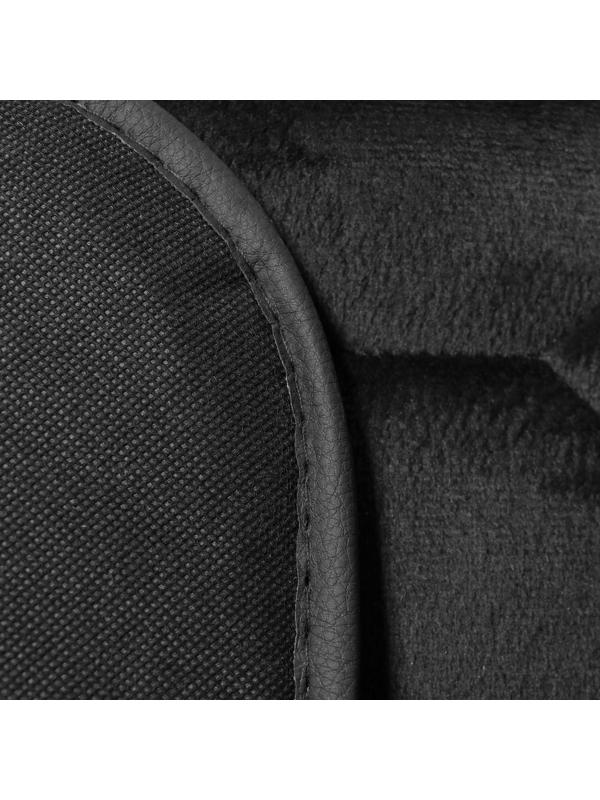 Накидка на переднее сиденье авто 140×50 см, искусственный мех, черный