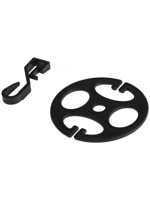 Накидка на переднее сиденье авто 140×50 см, искусственный мех, черный