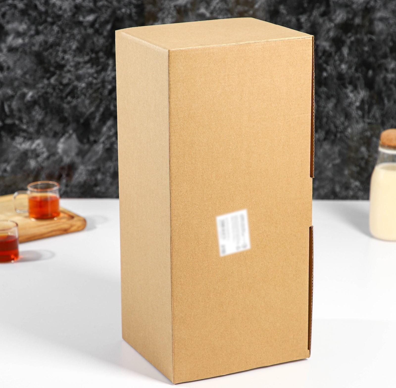 Габет (сифон) стеклянный для заваривания кофе «Колумб», 500 мл, 16×11×38,5 см