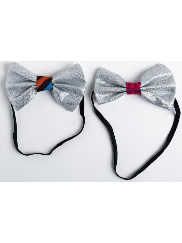 Карнавальная бабочка, тканевая серединка, цвета МИКС