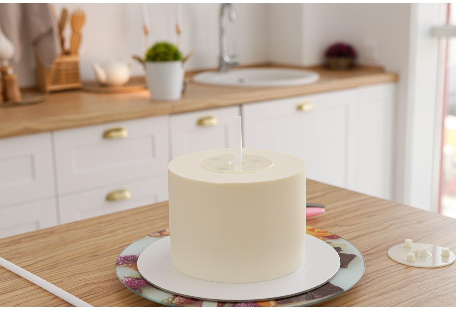 Подставка для разделения уровней торта, d=9 см , цвет белый