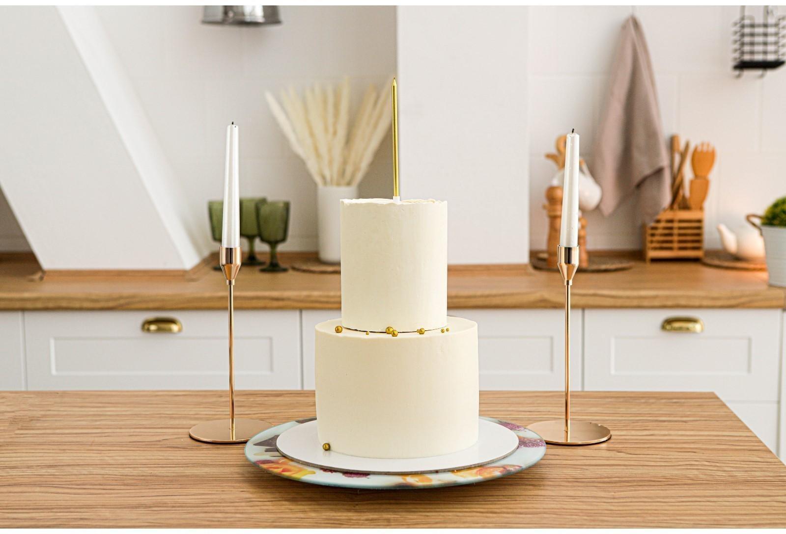 Подставка для разделения уровней торта, d=9 см , цвет белый