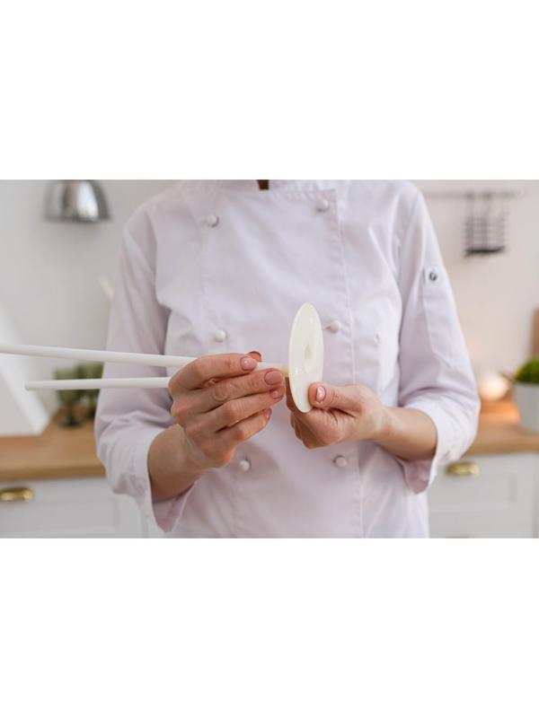 Подставка для разделения уровней торта, d=9 см , цвет белый