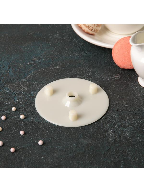 Подставка для разделения уровней торта, d=9 см , цвет белый