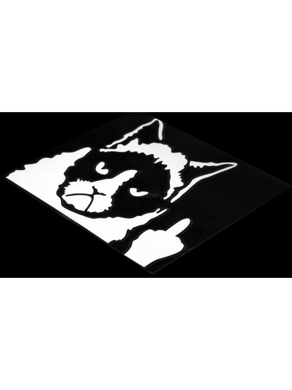 Наклейка на авто 10 х 13 см, светоотражающая, 