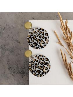 Серьги пластик 