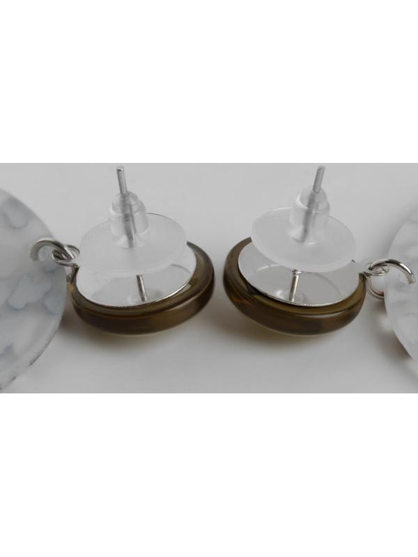 Серьги пластик 