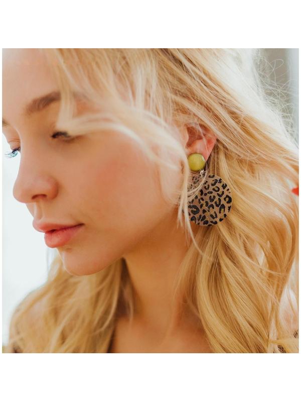 Серьги пластик 