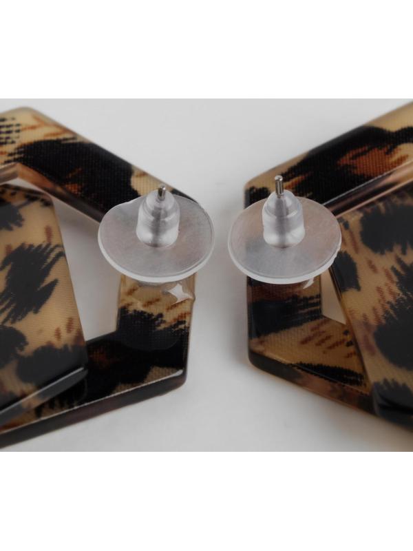 Серьги пластик 