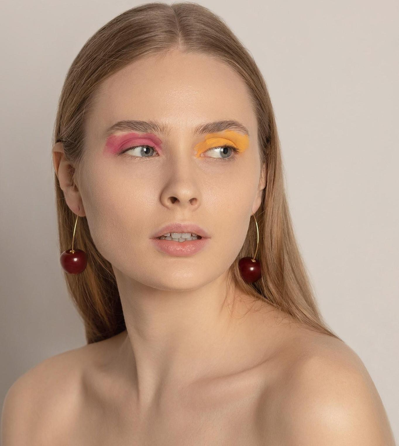 Серьги пластик 