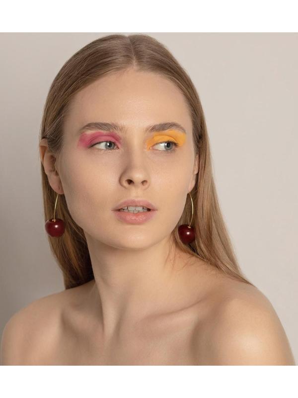 Серьги пластик 