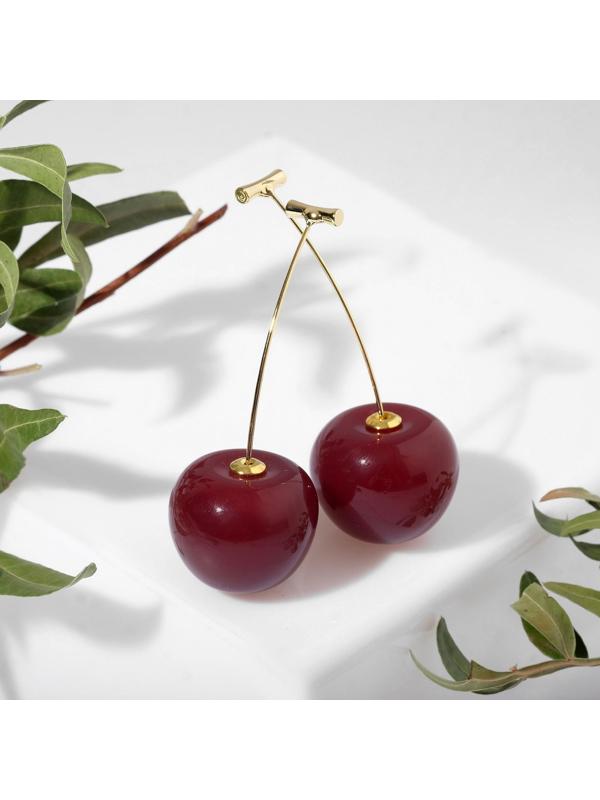 Серьги пластик 