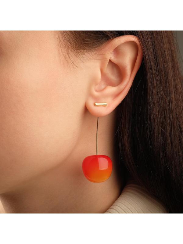 Серьги пластик 