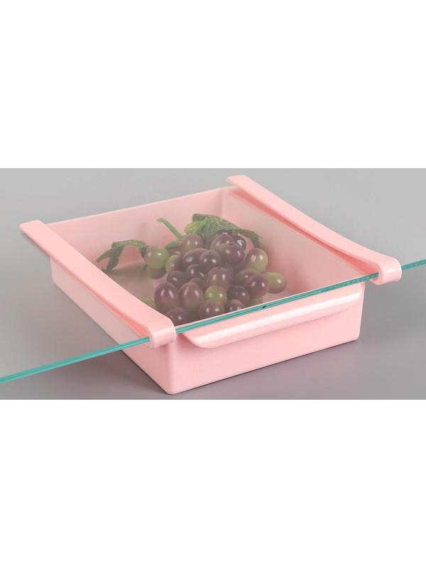 Полка подвесная в холодильник, 22×20×7 см, цвет МИКС