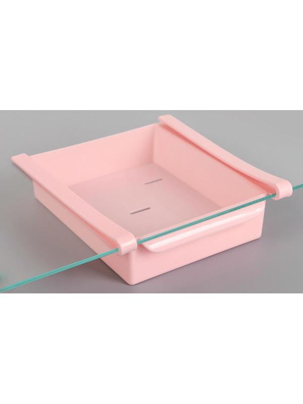 Полка подвесная в холодильник, 22×20×7 см, цвет МИКС