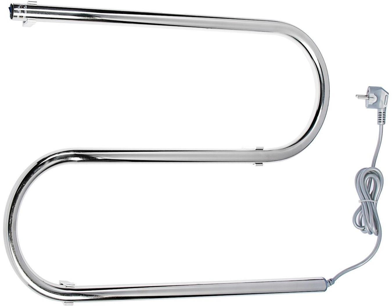 Полотенцесушитель электрический ТЕРА, S-образный, 420х600 мм, правый