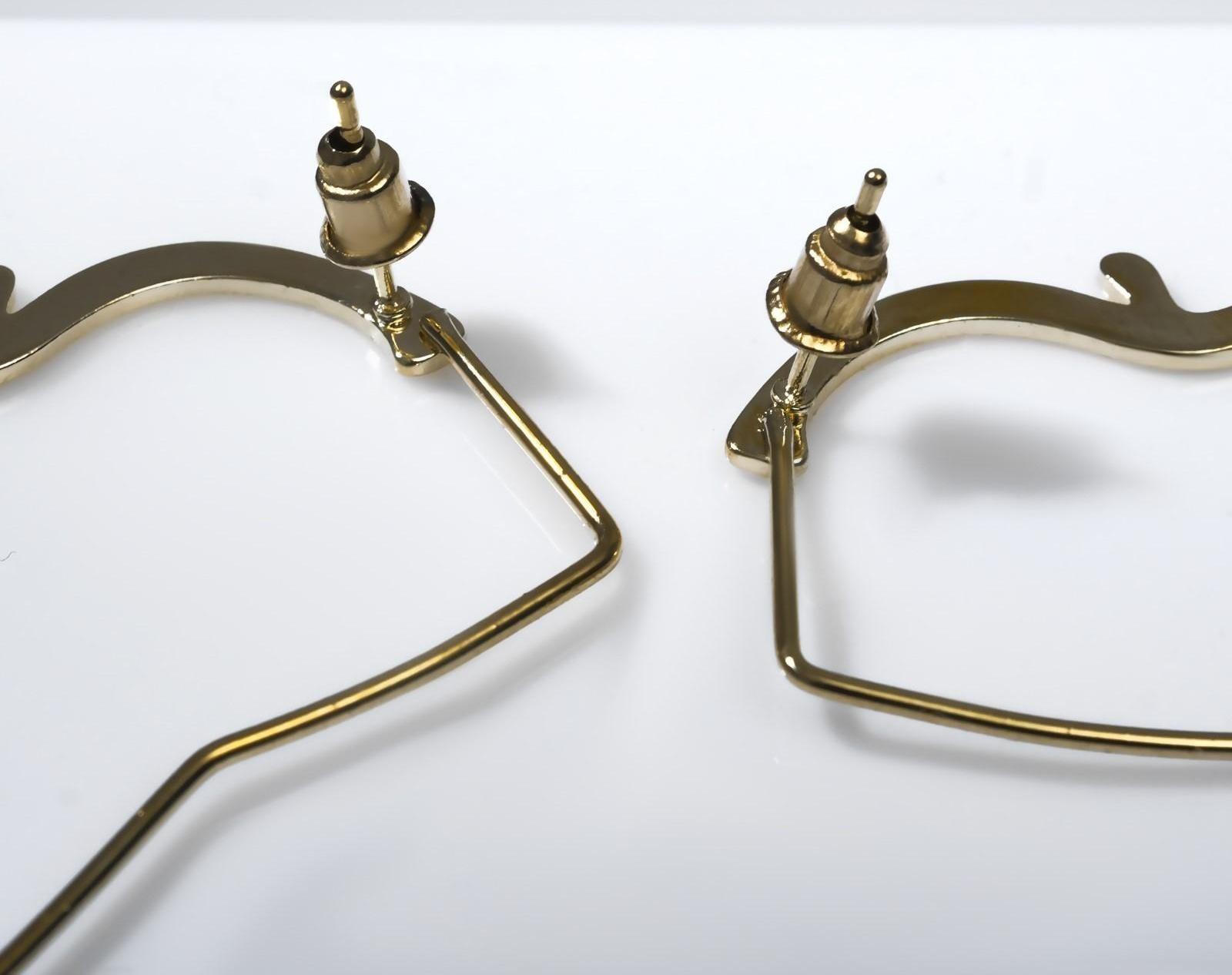 Серьги металл 