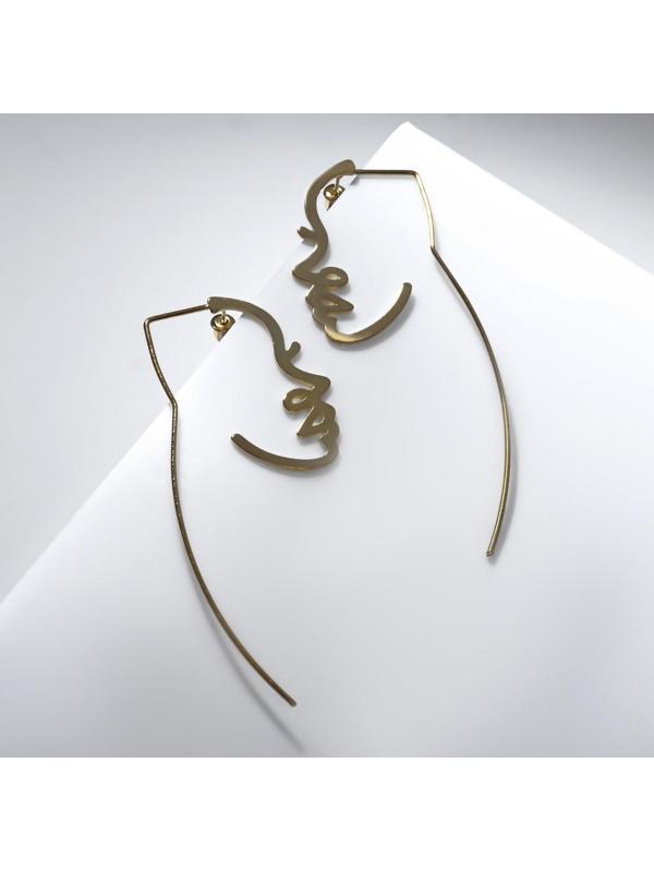 Серьги металл 