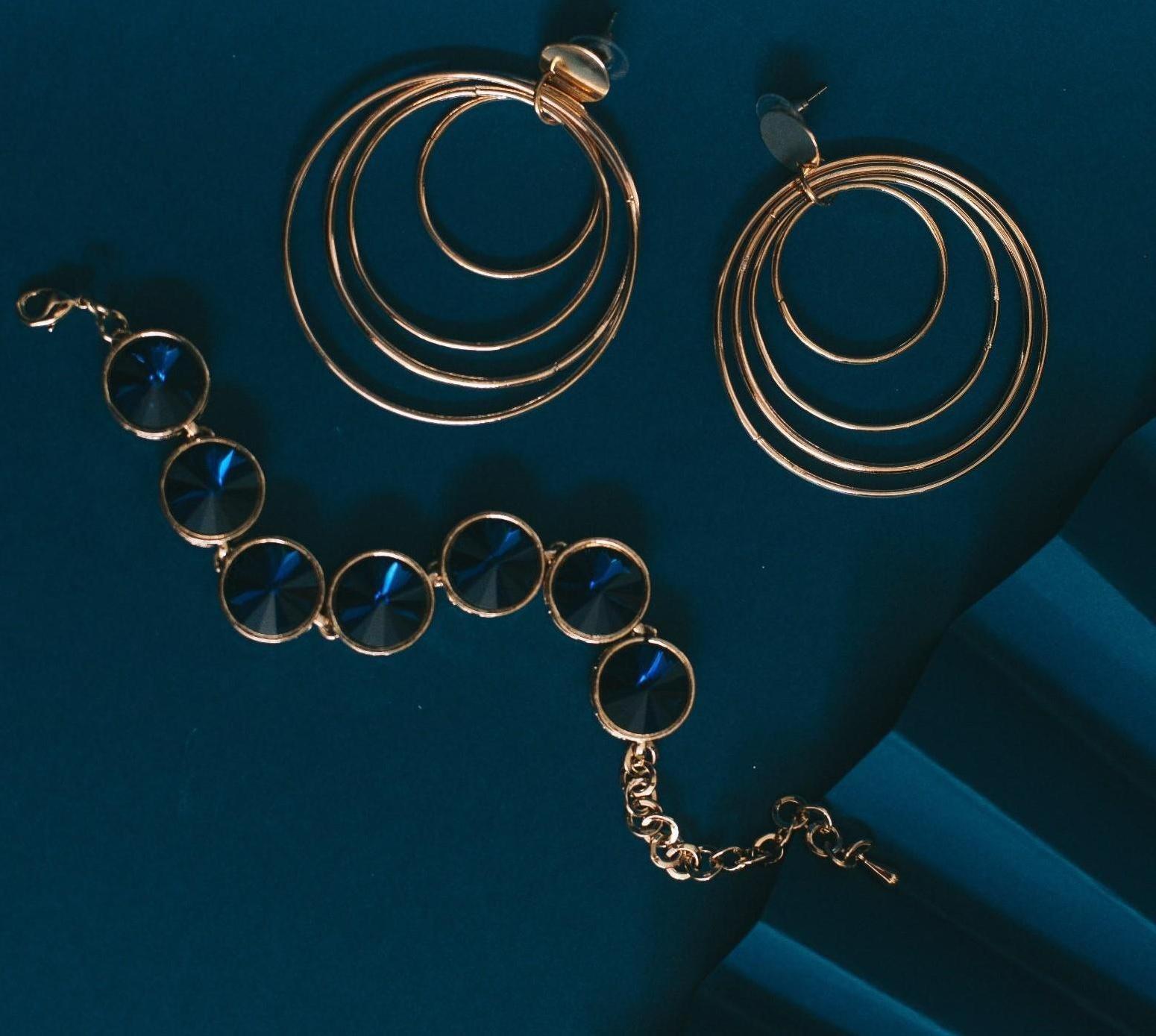 Серьги металл 