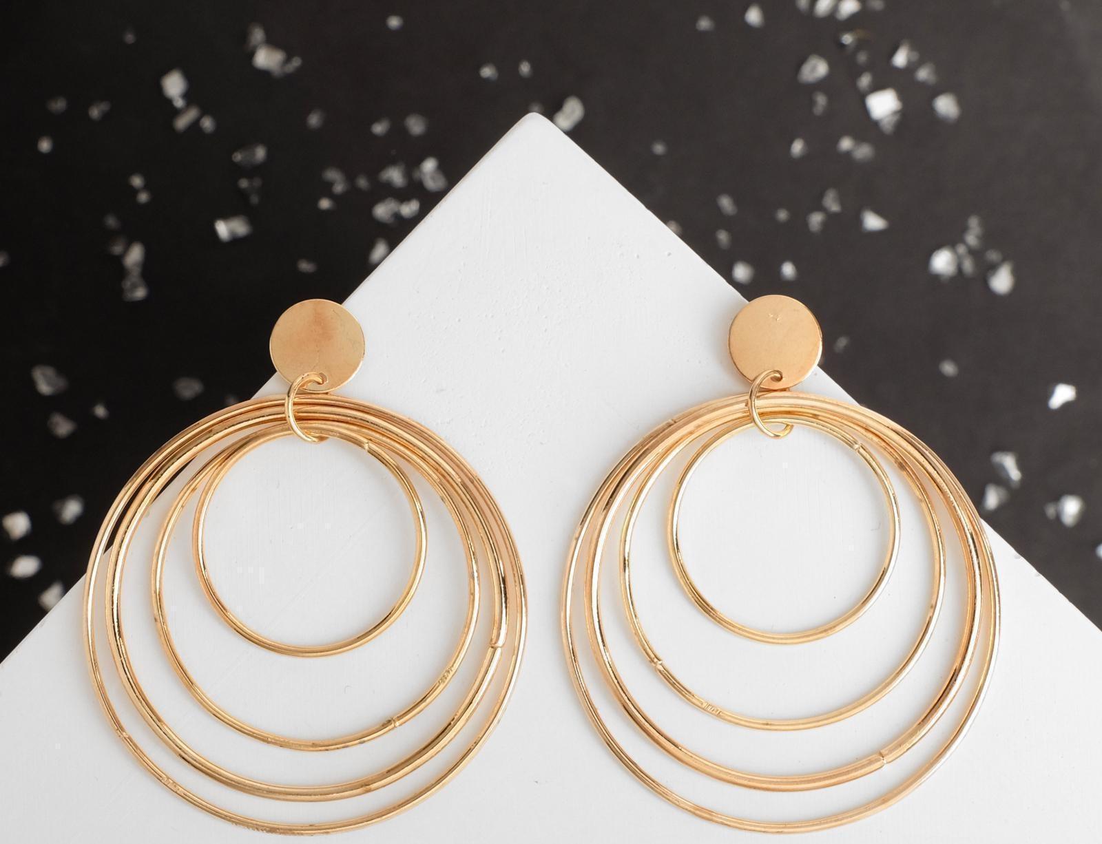 Серьги металл 