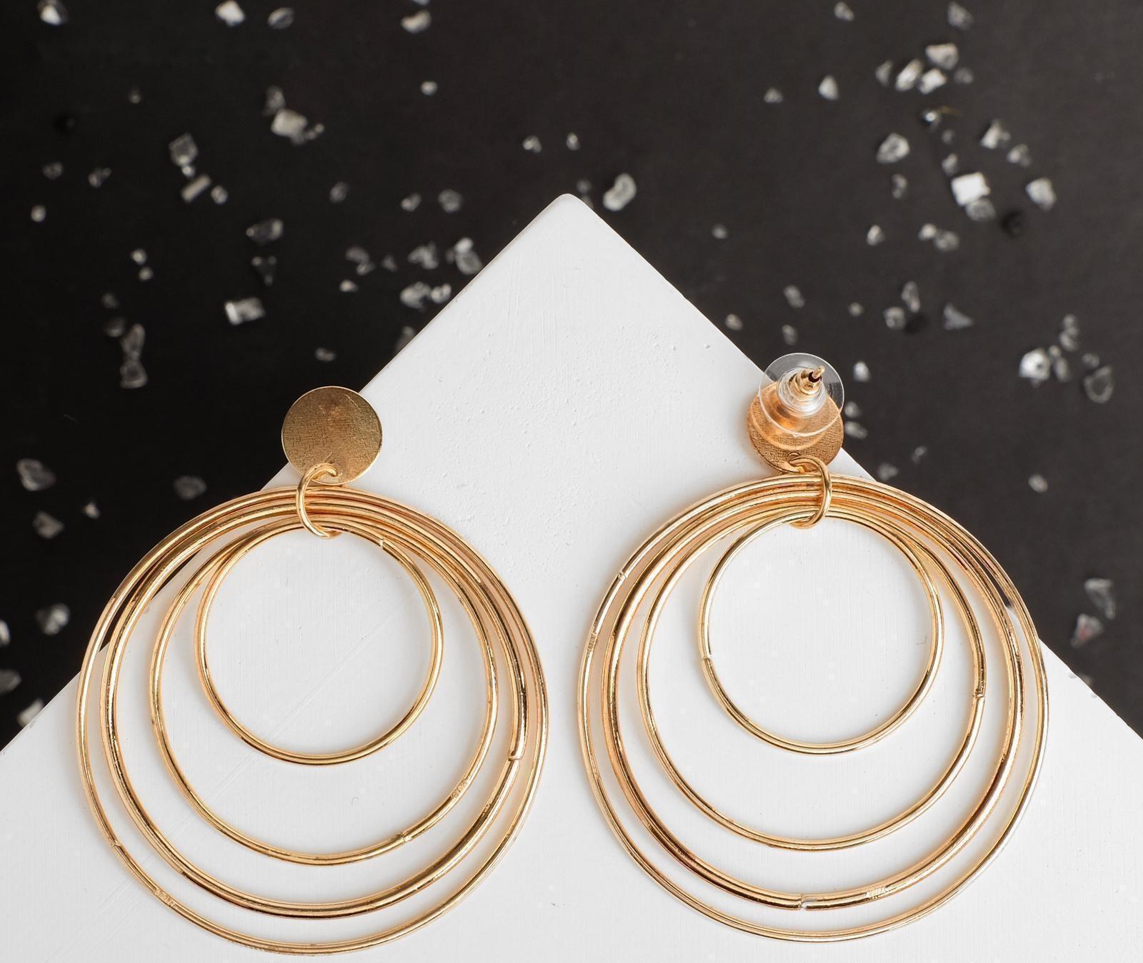 Серьги металл 