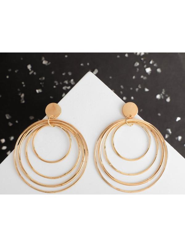 Серьги металл 