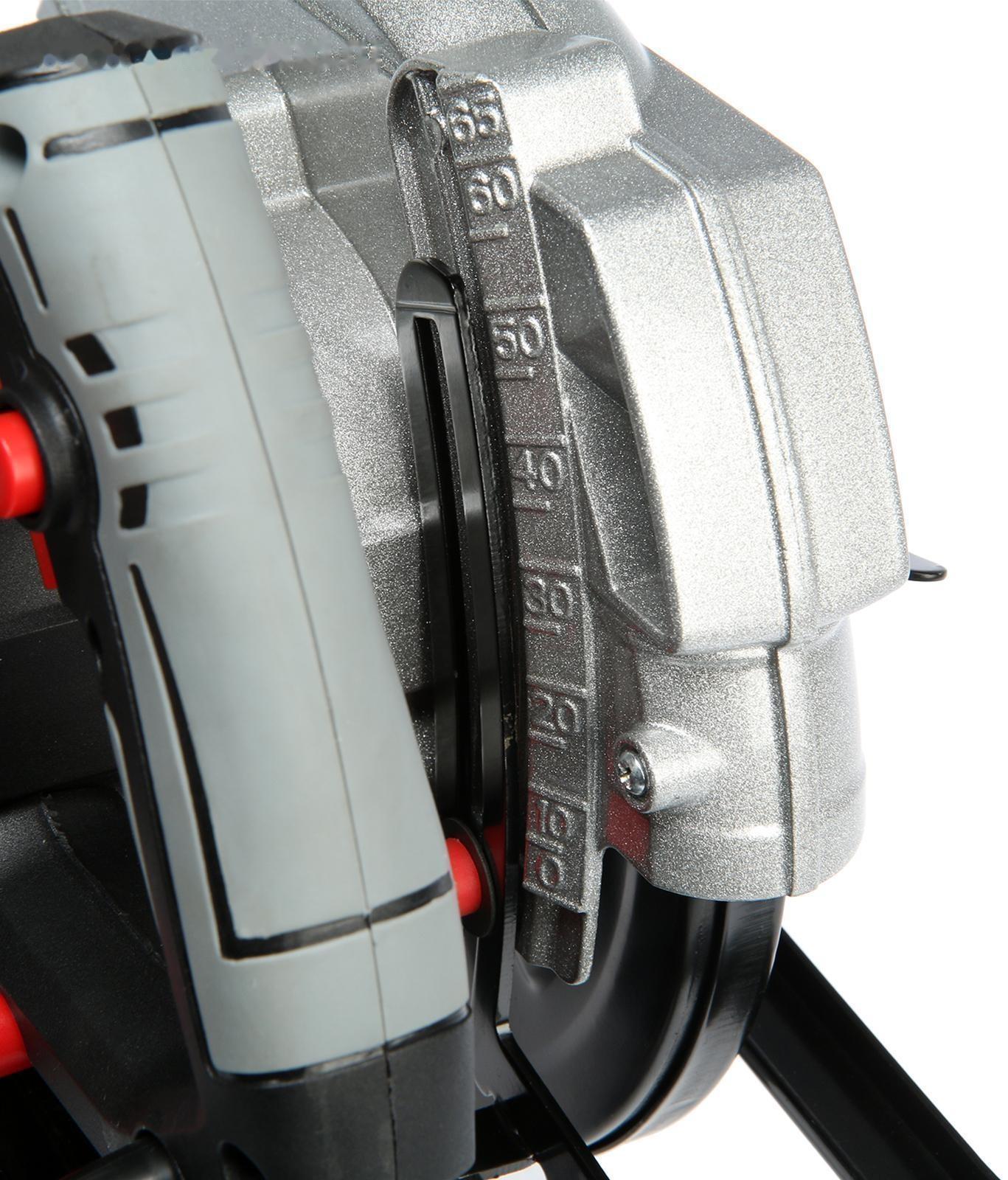 Пила циркулярная P.I.T. PKS185-D1, 1250 Вт, 4800 об/мин, d=185 мм, пропила 60 мм, ±45°