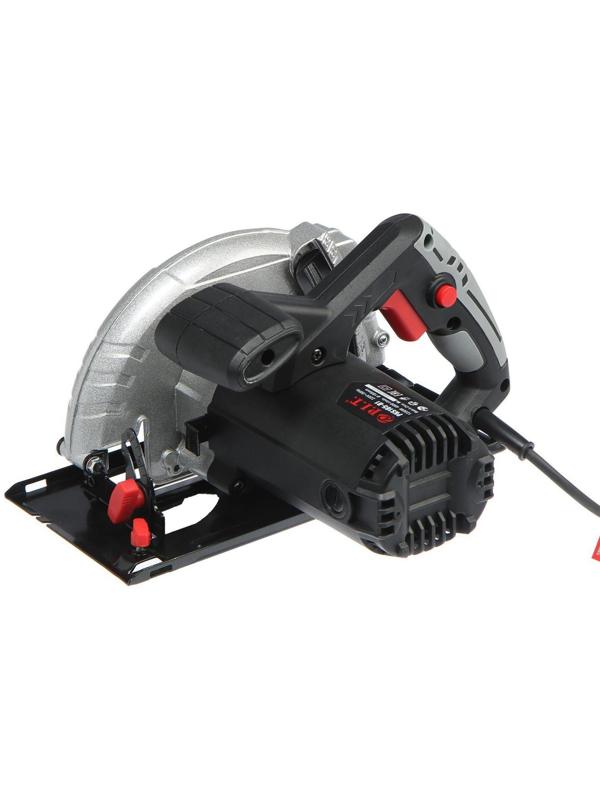 Пила циркулярная P.I.T. PKS185-D1, 1250 Вт, 4800 об/мин, d=185 мм, пропила 60 мм, ±45°