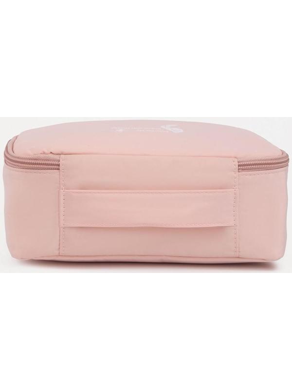 Косметичка на молнии, цвет розовый