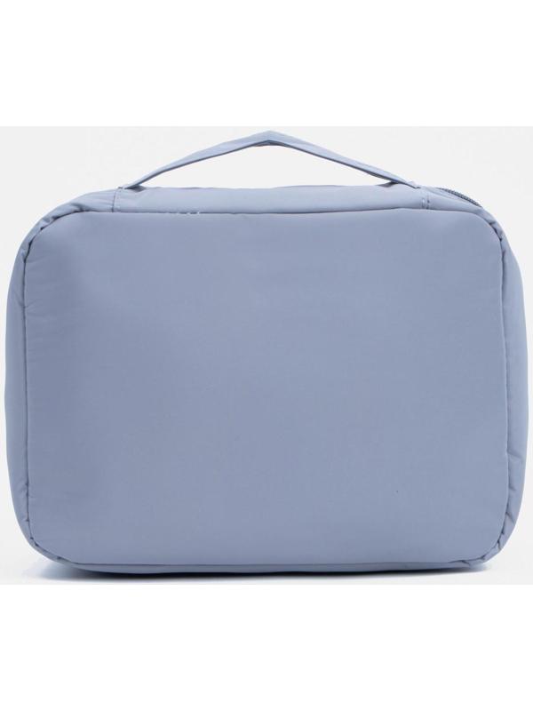 Косметичка на молнии, цвет серый