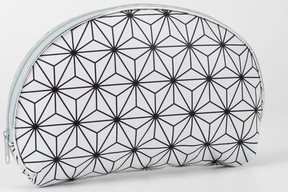 Набор косметичек 5 в 1 на молниях, цвет серый