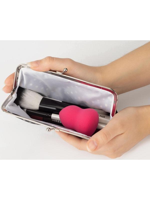 Косметичка на фермуаре, цвет чёрный