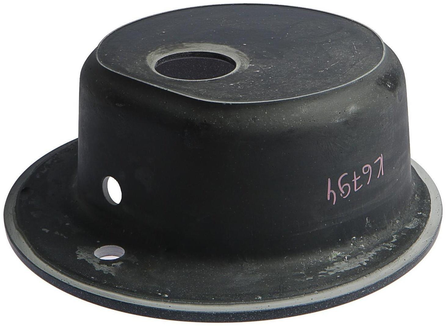 Мойка кухонная из камня ZETT lab. 3/Q4, d=510 мм, глубина 19 см, матовая, черная