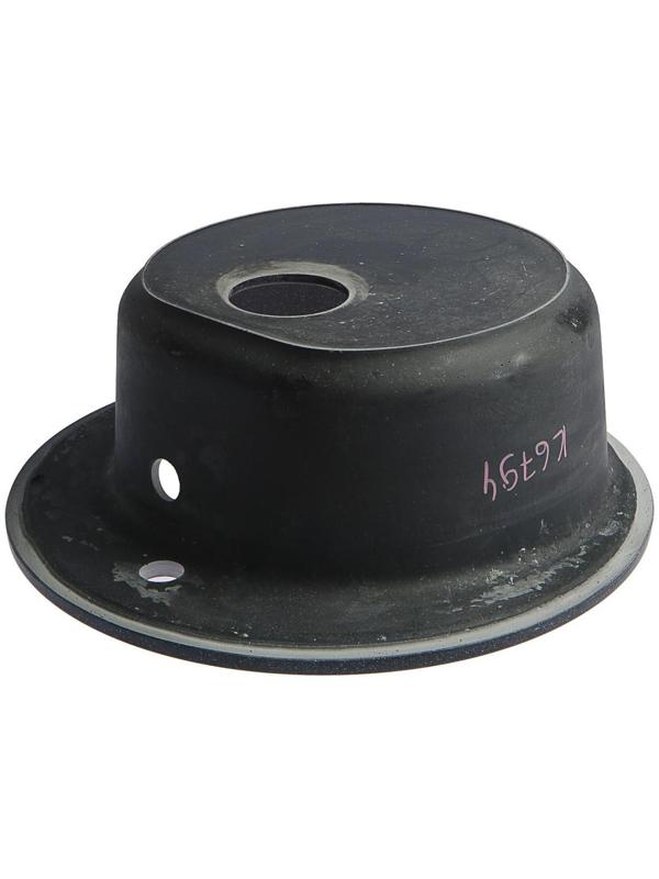 Мойка кухонная из камня ZETT lab. 3/Q4, d=510 мм, глубина 19 см, матовая, черная