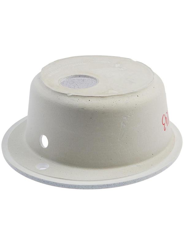 Мойка кухонная из камня ZETT lab. 30/Q10, d=475 мм, матовая, светло-серая